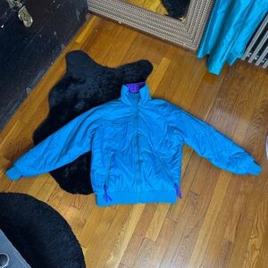 Vintage Columbia Sportswear 90s/80s Reversible Puffer Jacket Purple & Blue